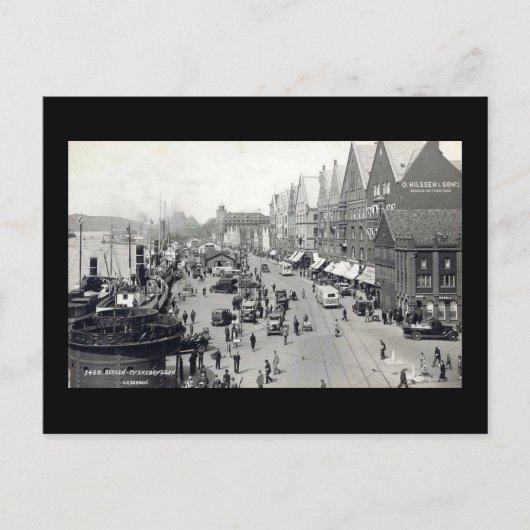 Bergen, Noorwegen Briefkaart (Voorkant)