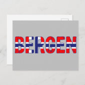 Bergen Noorwegen Briefkaart (Voorkant / Achterkant)
