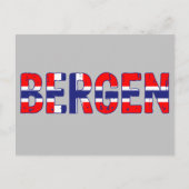 Bergen Noorwegen Briefkaart (Voorkant)