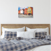 Bergen, Noorwegen Canvas Afdruk (Insitu (Slaapkamer))