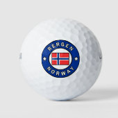 Bergen Noorwegen Golfballen (Voorkant)