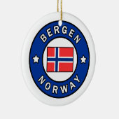 Bergen Noorwegen Keramisch Ornament (Rechts)