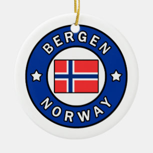 Bergen Noorwegen Keramisch Ornament