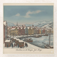 Bergen, Noorwegen Kerst Coaster