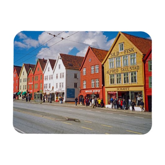 Bergen, Noorwegen Magneet (Horizontaal)