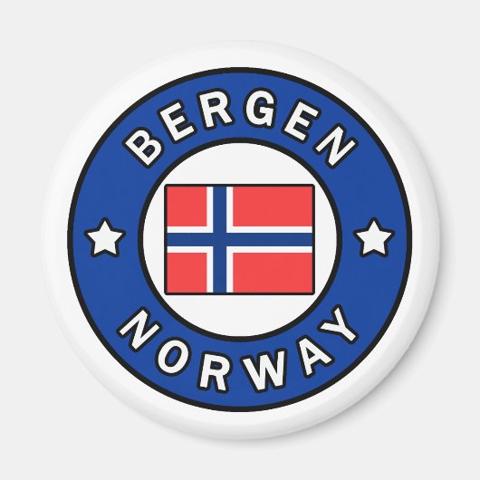 Bergen Noorwegen Magneet (Voorkant)