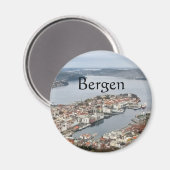 Bergen Noorwegen Magneet (Voorkant / Achterkant)