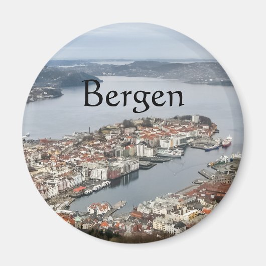 Bergen Noorwegen Magneet (Voorkant)