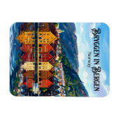 Bergen Noorwegen Magneet (Horizontaal)