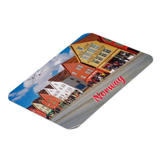 Bergen, Noorwegen Magneet (Linkerzijde)