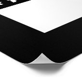 Bergen Noorwegen Moderne stadsplattegrond Poster (Hoek)