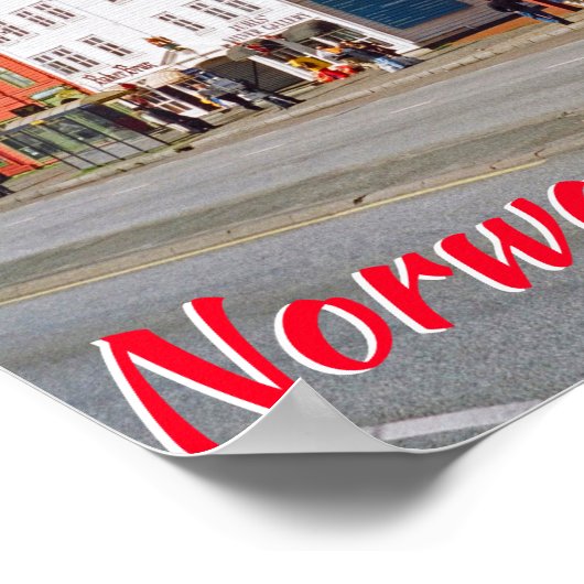 Bergen, Noorwegen Poster (Hoek)