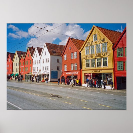Bergen, Noorwegen Poster (Voorkant)