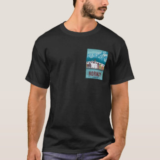 Bergen Noorwegen Reisposter T-shirt