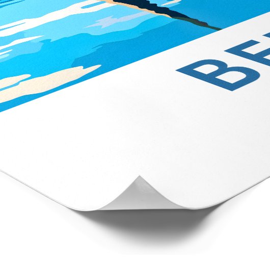 Bergen Noorwegen Reisprint Poster (Hoek)