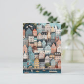 Bergen Noorwegen Reizen Briefkaart (Staand voorkant)