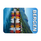 Bergen Noorwegen Reizen Magneet (Horizontaal)