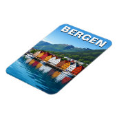 Bergen Noorwegen Reizen Magneet (Linkerzijde)