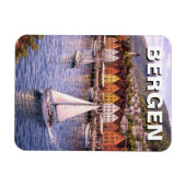 Bergen Noorwegen Reizen Magneet (Horizontaal)