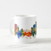 Bergen Noorwegen Skyline Koffiemok (Voorkant links)