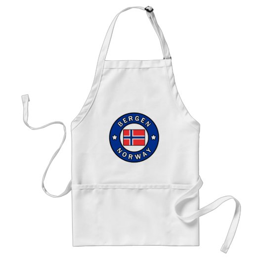 Bergen Noorwegen Standaard Schort (Voorkant)