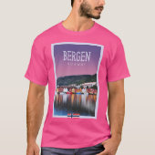 Bergen Noorwegen T-shirt (Voorkant)