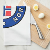 Bergen Noorwegen Theedoek (Quarter Fold)