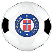 Bergen Noorwegen Voetbal (Gedraaid)