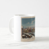 Bergen, Norway Christmas Coffee Mug Koffiemok (Voorkant links)