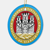 Bergen Norway * Kerstversiering Keramisch Ornament (Links)