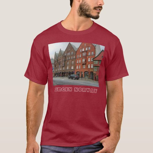BERGEN NORWAY T-SHIRT (Voorkant)