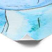 Bergen om te beklimmen Waterverf Art Print Perfect Poster (Hoek)