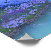 Bergen omarmen de Azure Stream Poster (Hoek)