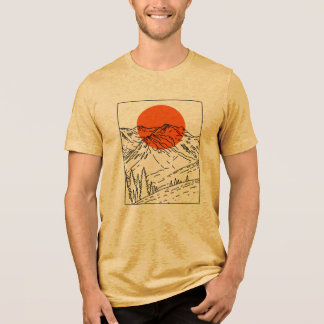 Bergen – Ontdek de Wilde Hoogten Tri-Blend Shirt