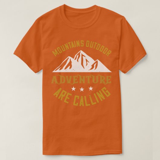Bergen Onze Avontuur roept T-shirt (Design voorkant)