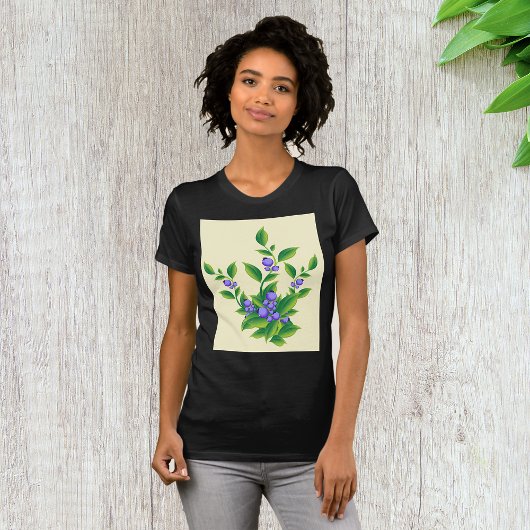 Bergen op een Plant Womens T-shirt