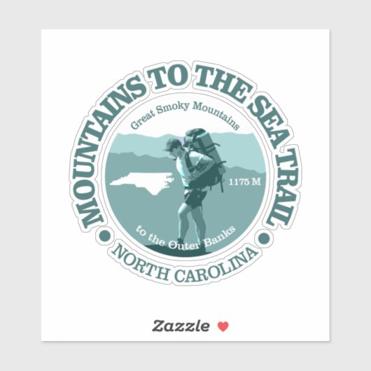 Bergen op het Zee (T) Sticker (Vel)