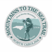 Bergen op het Zee (T) Sticker (Voorkant)