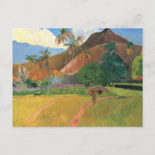 Bergen op Tahiti - Paul Gauguin Briefkaart