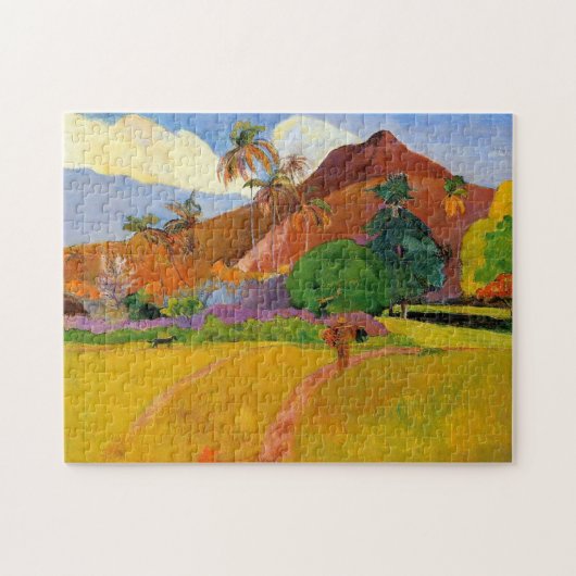 "Bergen op Tahiti" - Paul Gauguin Legpuzzel (Horizontaal)