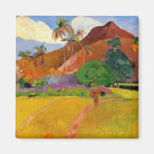 "Bergen op Tahiti" - Paul Gauguin Magnet