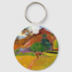 "Bergen op Tahiti" - Paul Gauguin-Sleutelhanger Sleutelhanger
