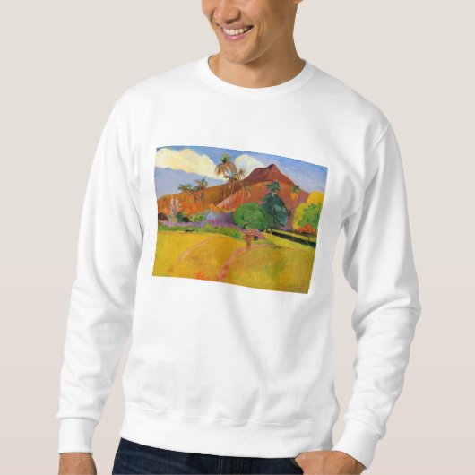 "Bergen op Tahiti" - Paul Gauguin Sweatshirt (Voorkant)