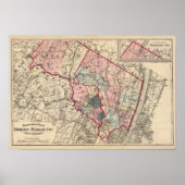 Bergen, Passaic Cos, NJ Poster (Voorkant)