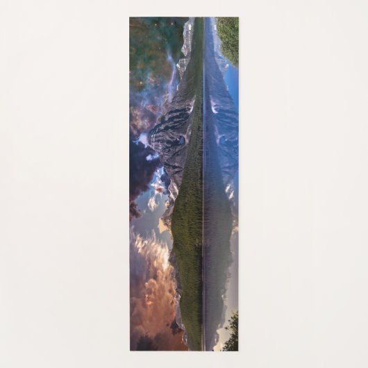 Bergen Reflecties Water Ocean Yoga Mat (Voorkant)