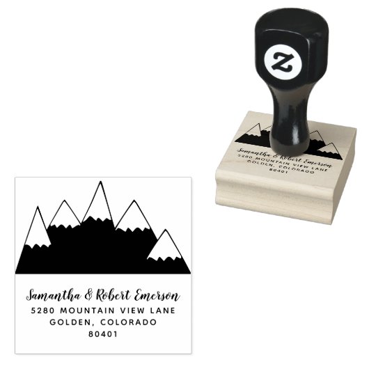 Bergen retouradres rubberstempel (Gestempeld)
