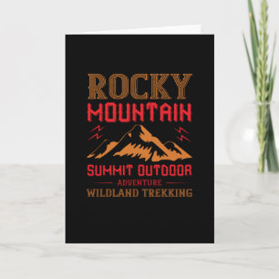 Bergen - Rocky Mountain Outdoor Avontuur Kaart