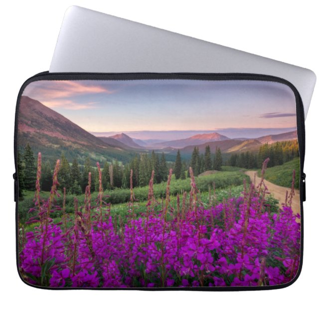 Bergen | Rocky Mountains, Colorado Laptop Sleeve (Voorkant)