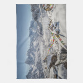 Bergen | Rocky Mountains, Colorado Theedoek (Verticaal)
