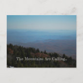 bergen roepen briefkaart (Voorkant)